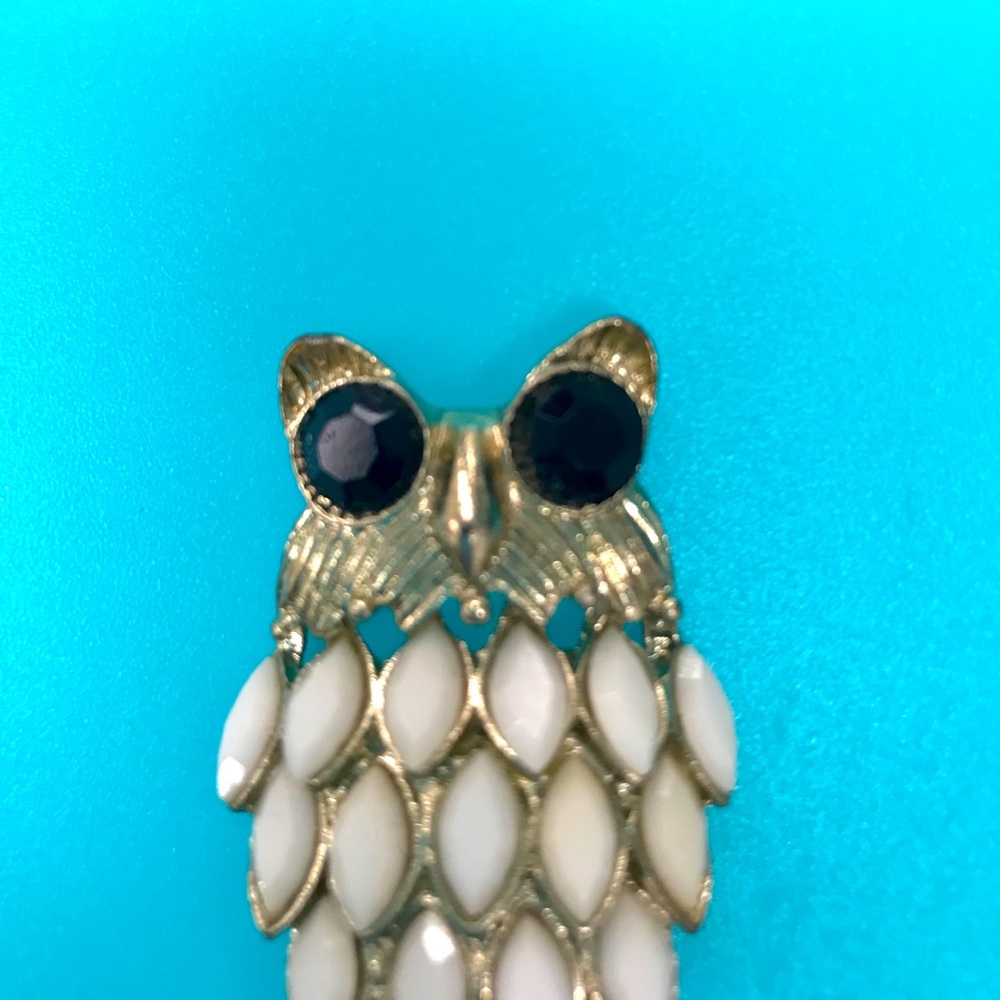 Kenneth Jay Lane Owl Pendant - Picture 2 of 4